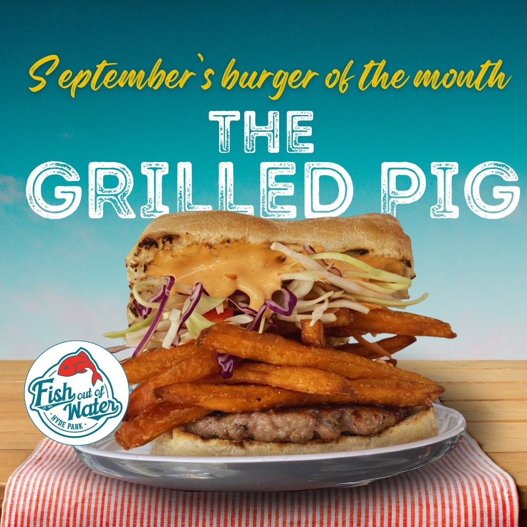 burger of the month, September burger, The Grilled Pig